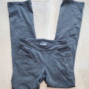 Grey Athleta Stretch Flare Dress Pants